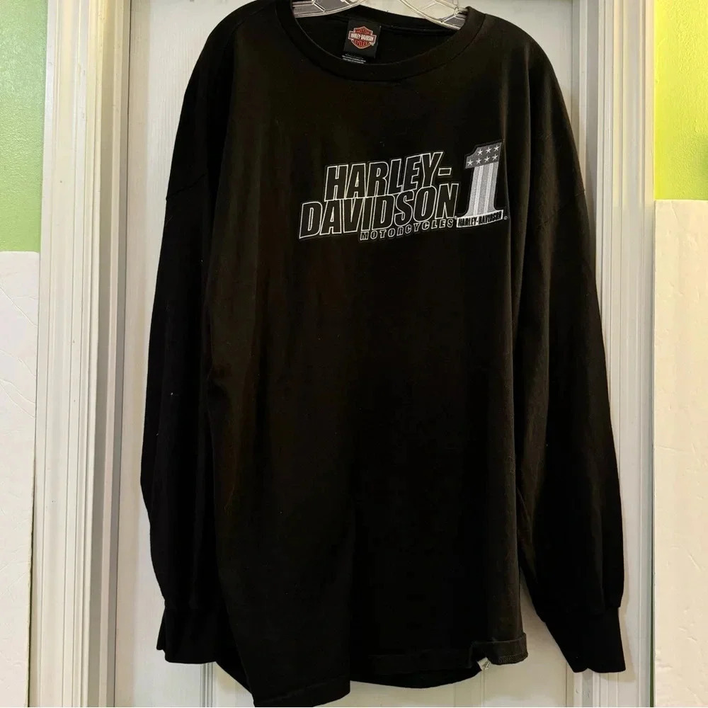 Harley-Davison Embroidered Long Sleeve